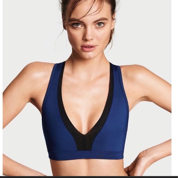 NWT Victoria’s Secret Mesh Detail Sports Bra Sz M - Picture 11 of 12